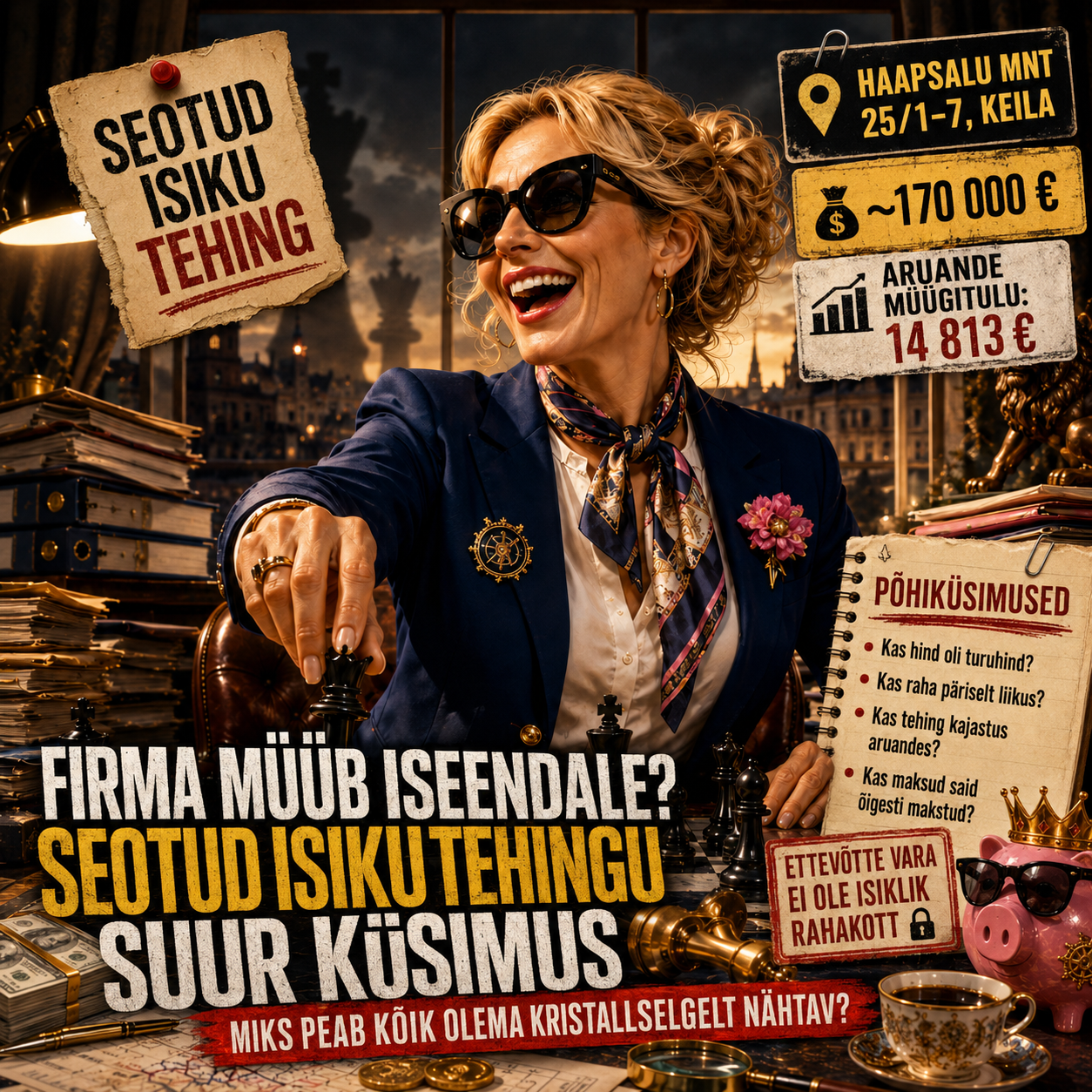 Kui isik müüb korteri sisuliselt iseendale: Signe Viimsalu, OÜ Sign9 ja seotud isiku kinnisvaratehingu õiguslik loogika