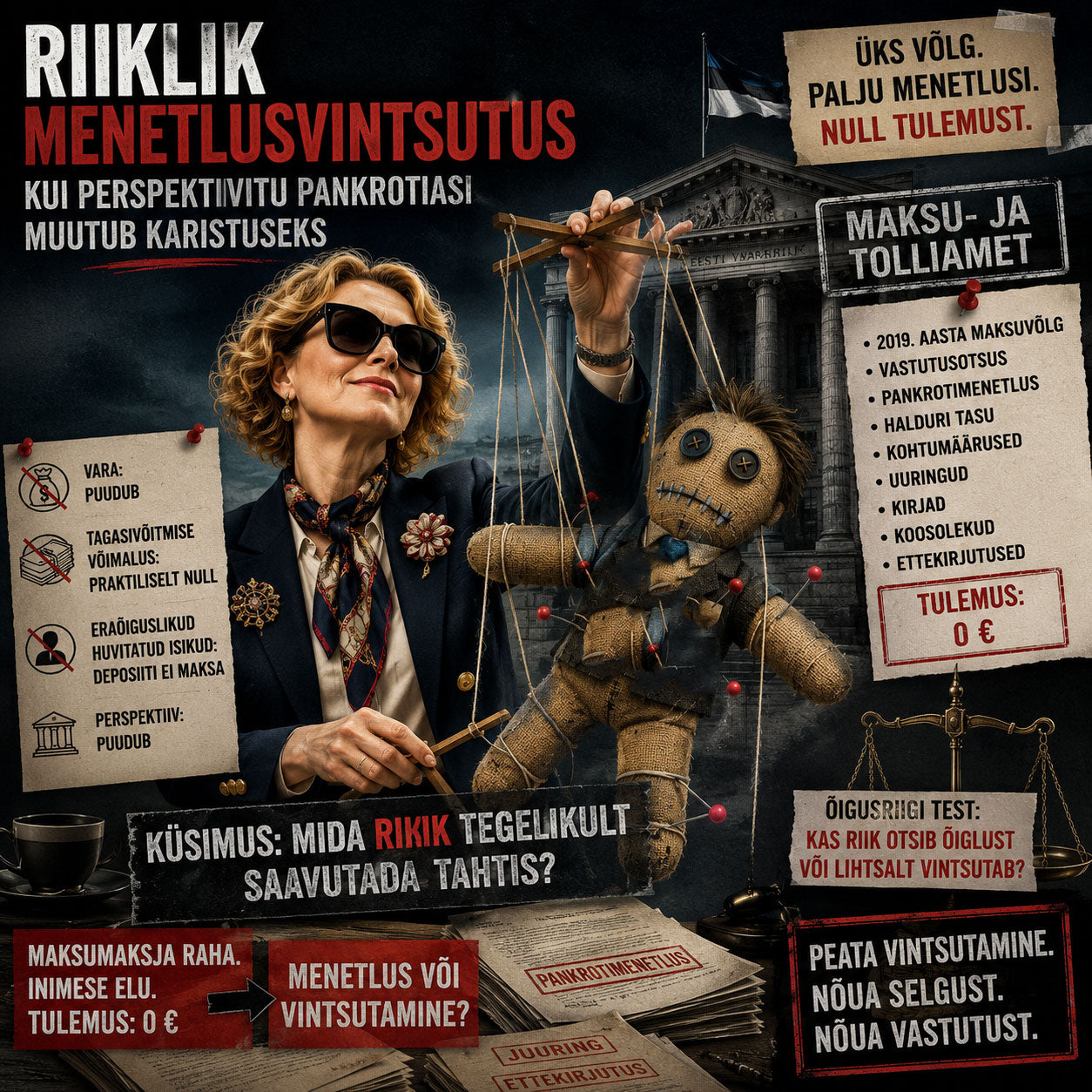E.L., riiklik surve ja inimese taluvuspiir: mida pikaajaline menetluskonflikt võib teha isiksuse, tervise, perekonna ja ühiskonnaga?